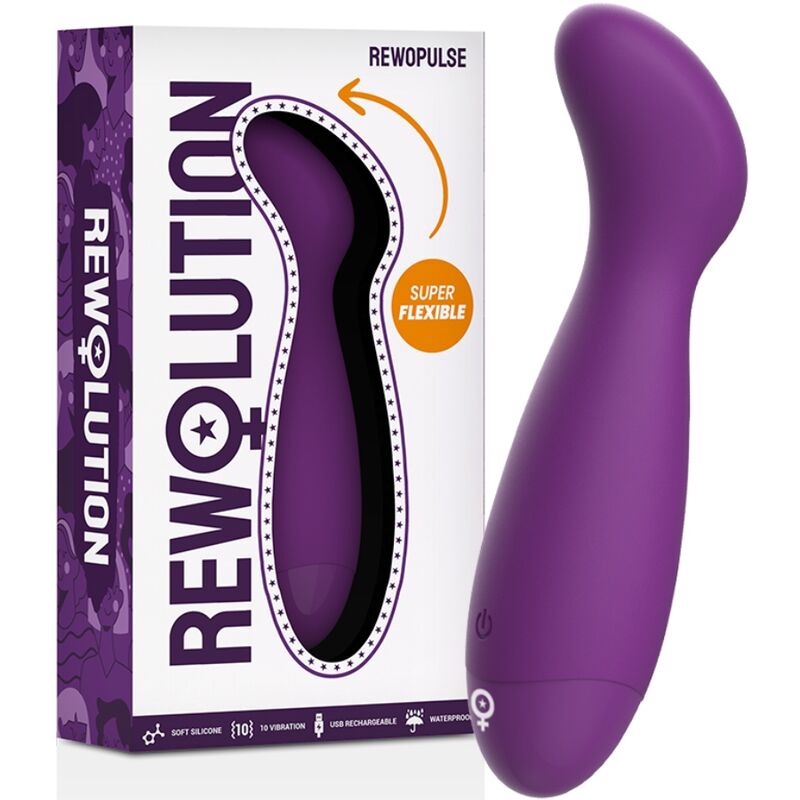 REWOLUTION - REWOPULSE FLEXIBLE VIBRATOR G-POINT STIMULATOR