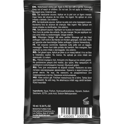 COQUETTE CHIC DESIRE - LUBRIFIANT DE POCHE À EMBRASSER À BASE D'EAU FRAISE 10 ML