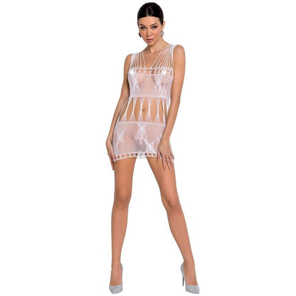 PASIÓN - MUJER BS090 BODYSTOCKING BLANCO TALLA UNICA