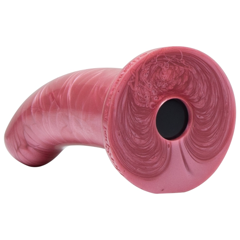 HERSPOT FLESHLIGHT - GODE COURBÉ ROSE DORÉE M