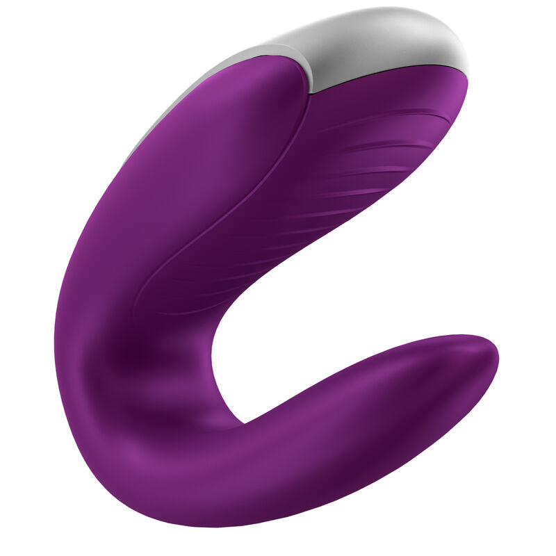 SATISFYER - DOUBLE FUN PARTNER VIBRATOR PURPLE