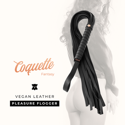 COQUETTE CHIC DESIRE - FLOGGER DE CUERO VEGANO DE FANTASÍA