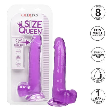 CALEXOTICS - SIZE QUEEN DILDO VIOLET 20,3 CM