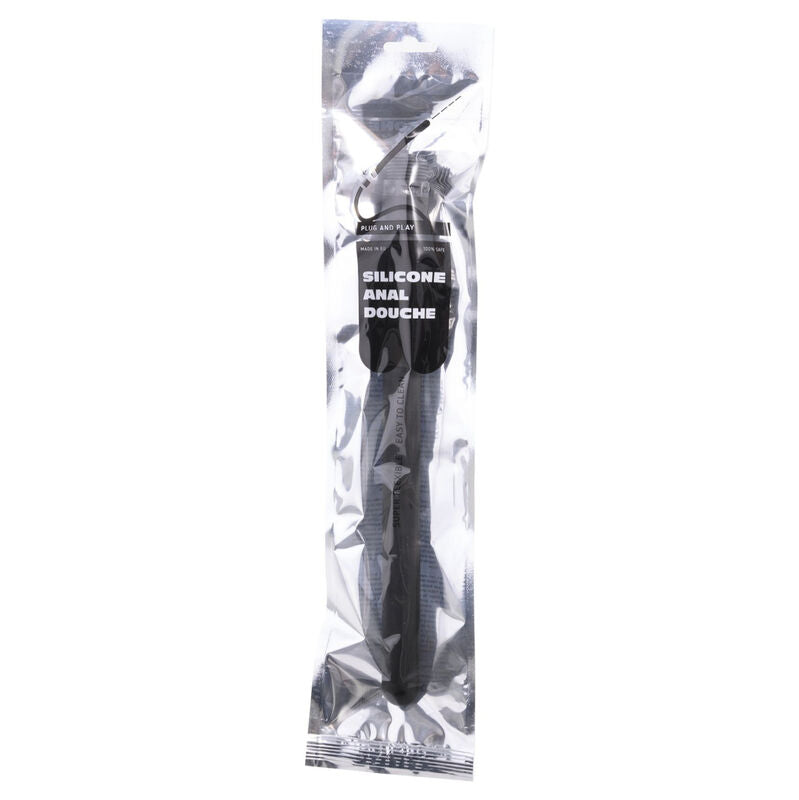 TODO NEGRO - DUCHA ANAL ARTICULABLE SILICONA 27 CM