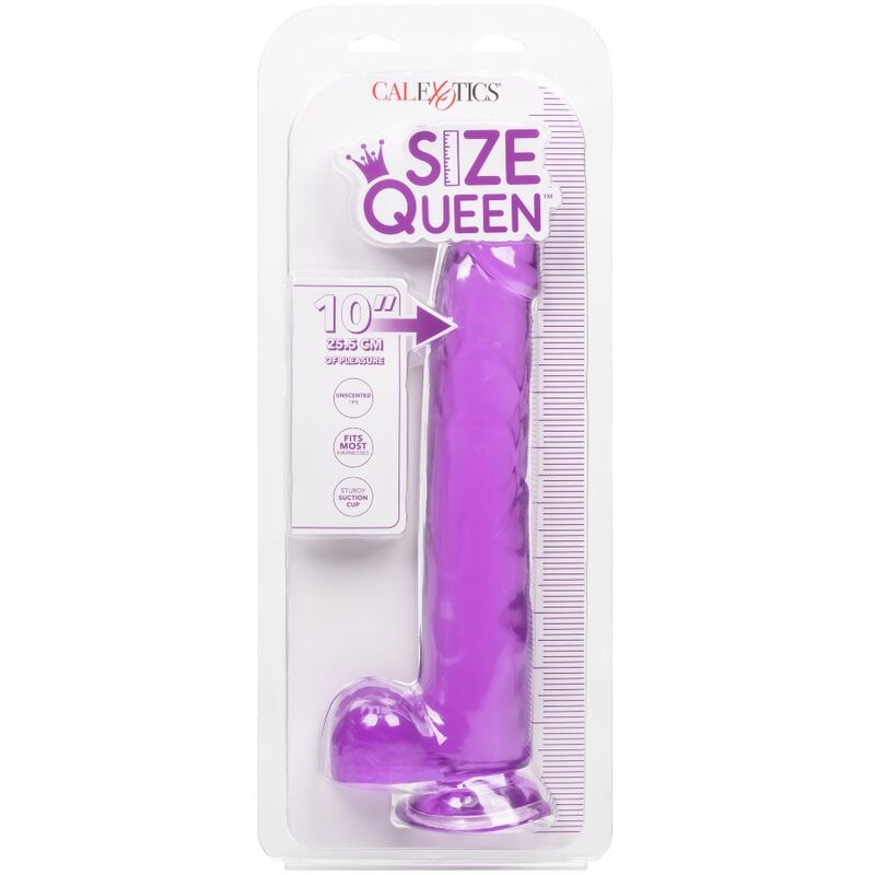 CALEXOTICS - SIZE QUEEN DILDO VIOLET 25,5 CM