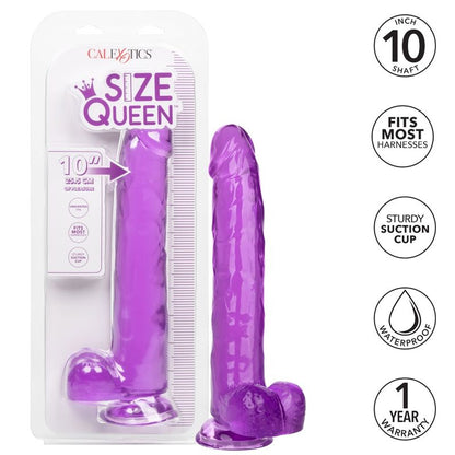 CALEXOTICS - SIZE QUEEN DILDO VIOLET 25,5 CM