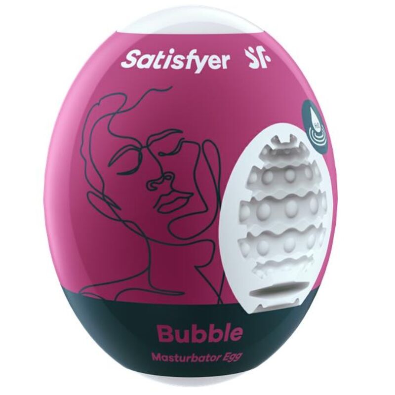 SATISFYER - ŒUF MASTURBATEUR À BULLES