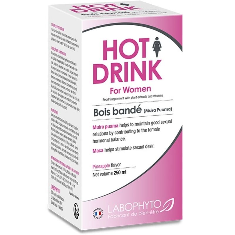 LABOPHYTO - BEBIDA CALIENTE PARA MUJERES COMPLEMENTO ALIMENTICIO ENERGÍA SEXUAL 250 ML