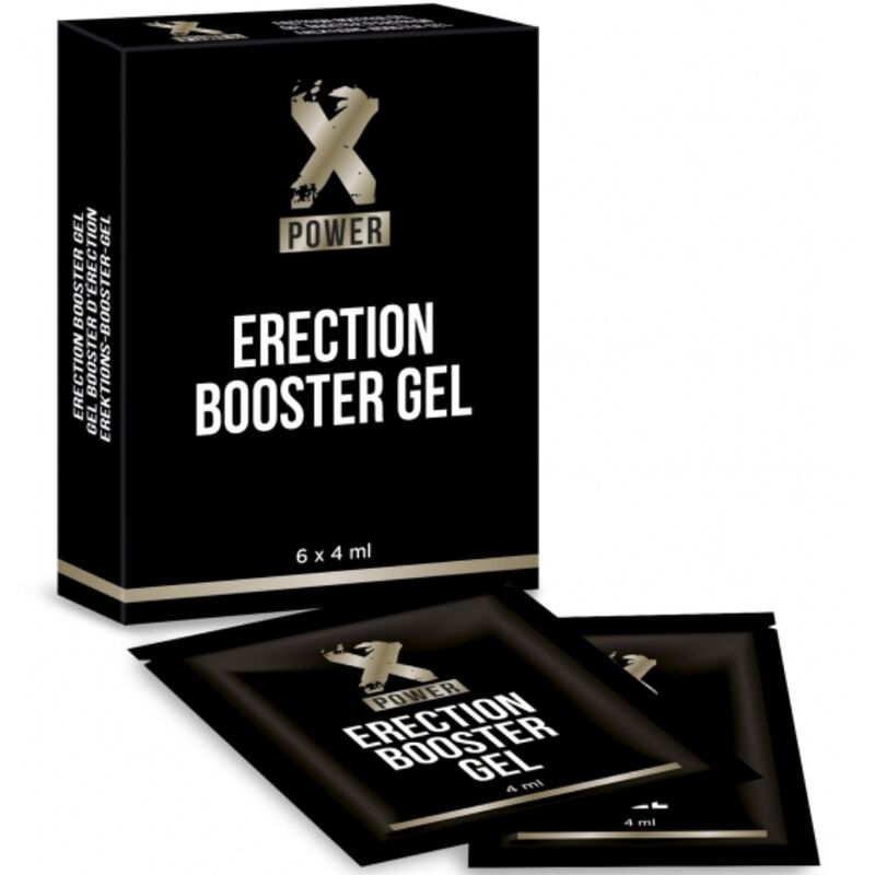 XPOWER - GEL POUR STIMULER L'ÉRECTION 6 X 4 ML