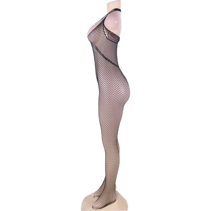 LINGERIE REINE - BODYSTOCKING COL LICOU ET DOS OUVERT S/L