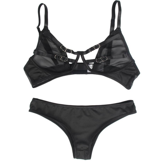 QUEEN LINGERIE - TWO-PIECE SET S/M
