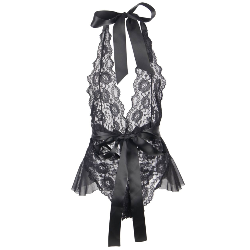 LINGERIE REINE - TEDDY BAS BAS EN DENTELLE L/XL