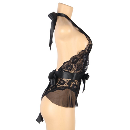 LINGERIE REINE - TEDDY BAS BAS EN DENTELLE L/XL