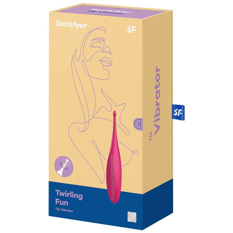 SATISFYER - TWIRLING FUN TIP VIBRATOR PINK