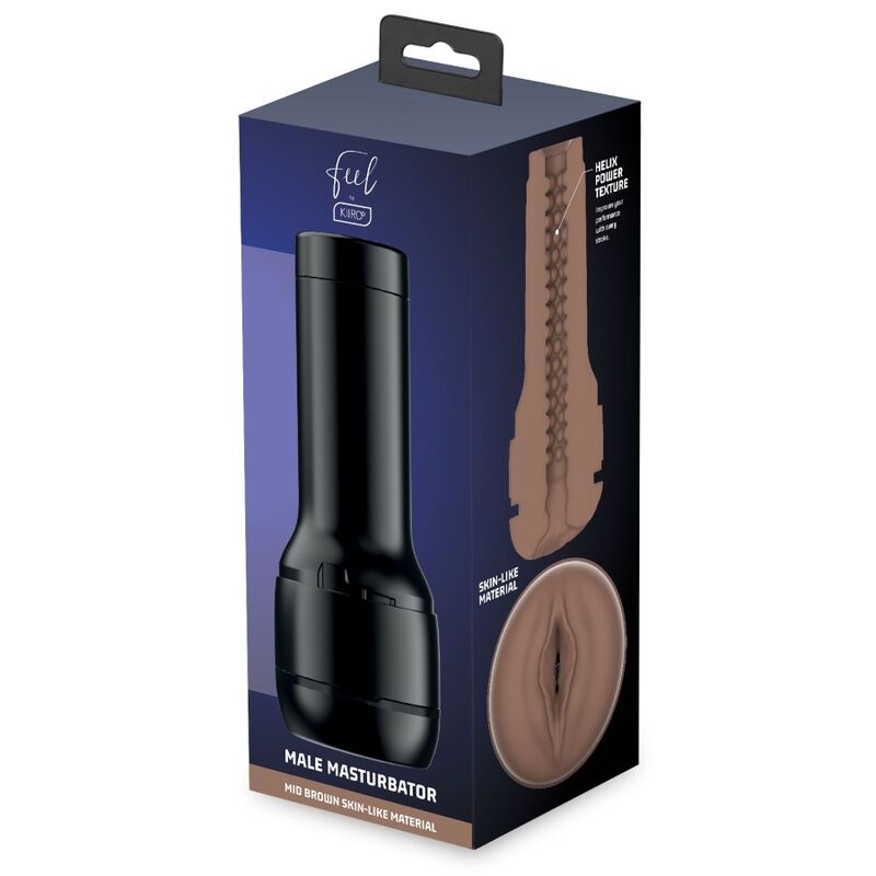 KIIROO - FEEL STROKER MASTURBATOR STIMULATOR - BROWN