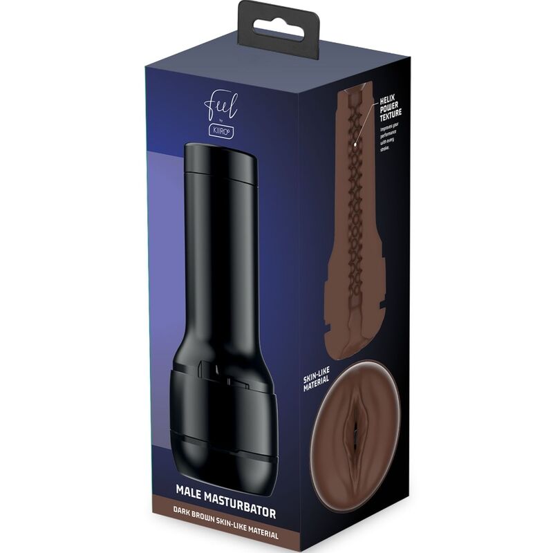 KIIROO - FEEL STROKER MASTURBATOR STIMULATOR - DARK BROWN