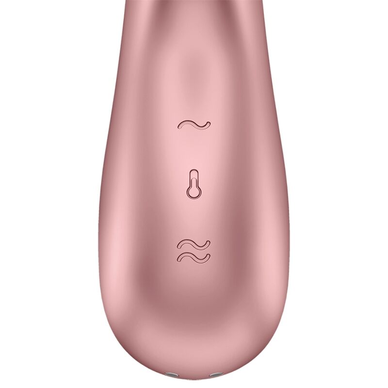 SATISFYER - VIBRATEUR HOT LOVER ROSE &amp; BEIGE