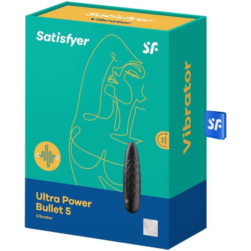 SATISFYER - ULTRA POWER BULLET 5 BLACK