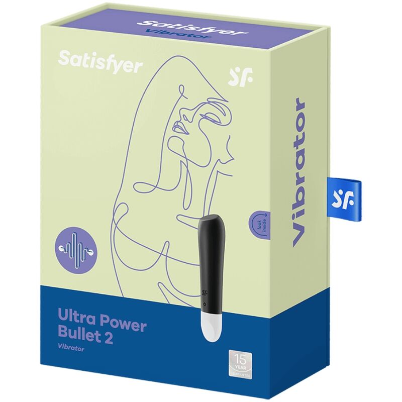 SATISFYER - BALA ULTRA POWER 2 NEGRA