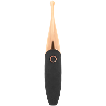 OHMAMA - RECHARGEABLE CLITORIS STIMULATOR 36 MODES BLACK-PINKGOLD