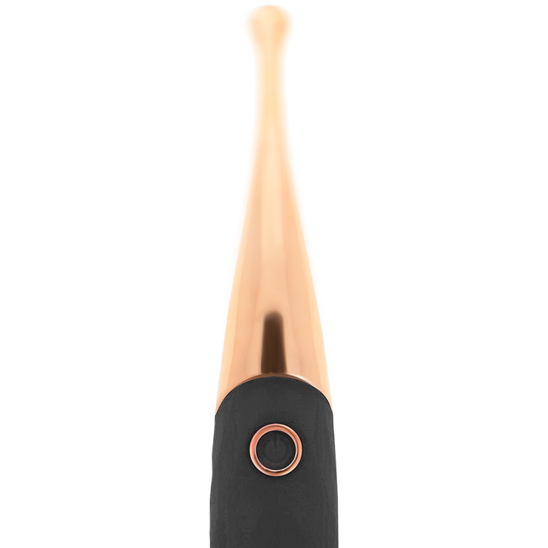 OHMAMA - RECHARGEABLE CLITORIS STIMULATOR 36 MODES BLACK-PINKGOLD