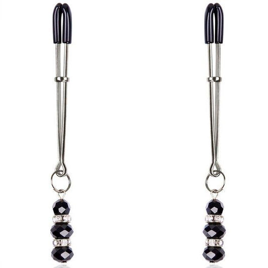 OHMAMA FETISH - NIPPLE CLAMPS WITH GLASS STONES