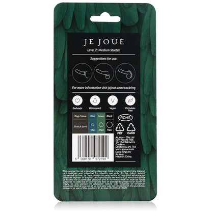 JE JOUE - BAGUE SILICONE VERTE - CHOKE MOYEN