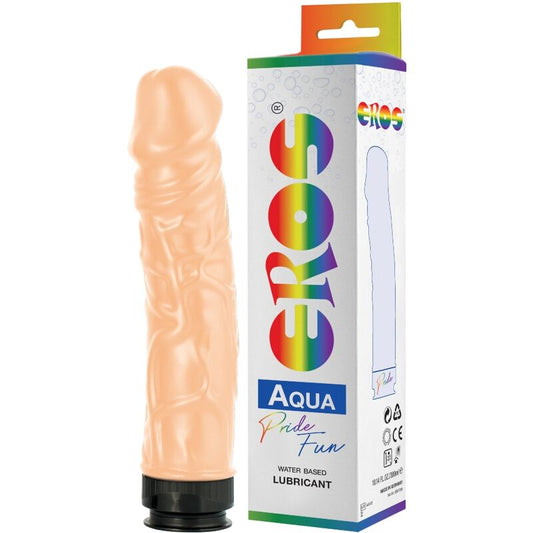 PRIDE - EROS AQUA LGBT PRIDE DILDO ET LUBRIFIANT À BASE D'EAU