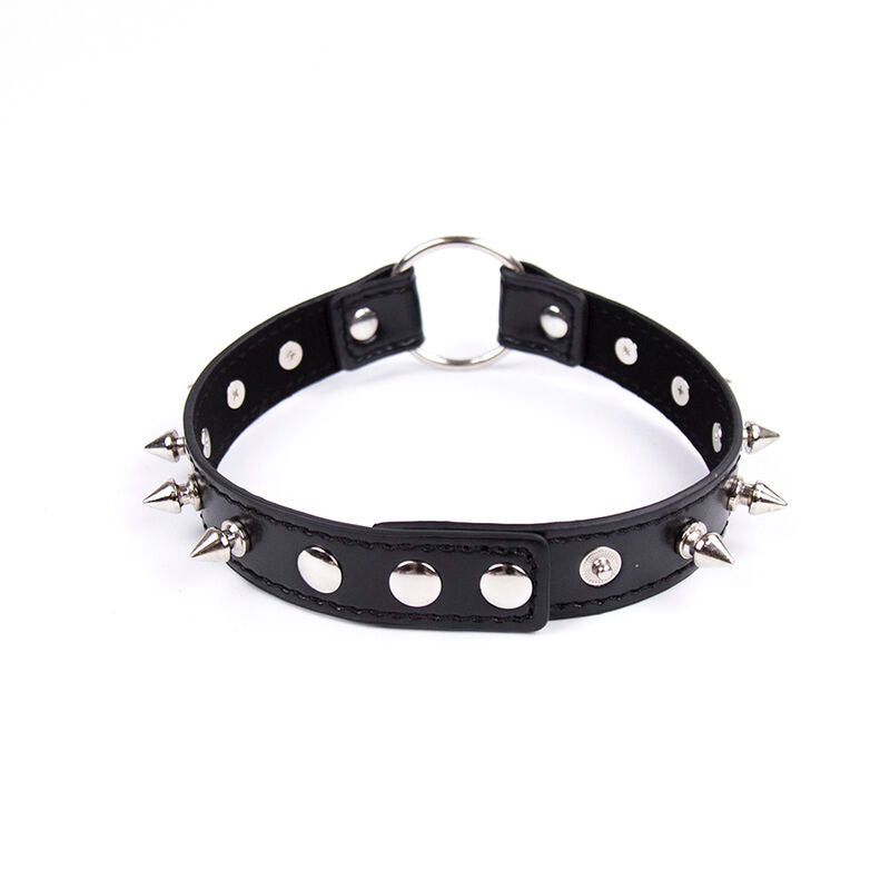 OHMAMA FETISH SPIKES PUNK COLLAR