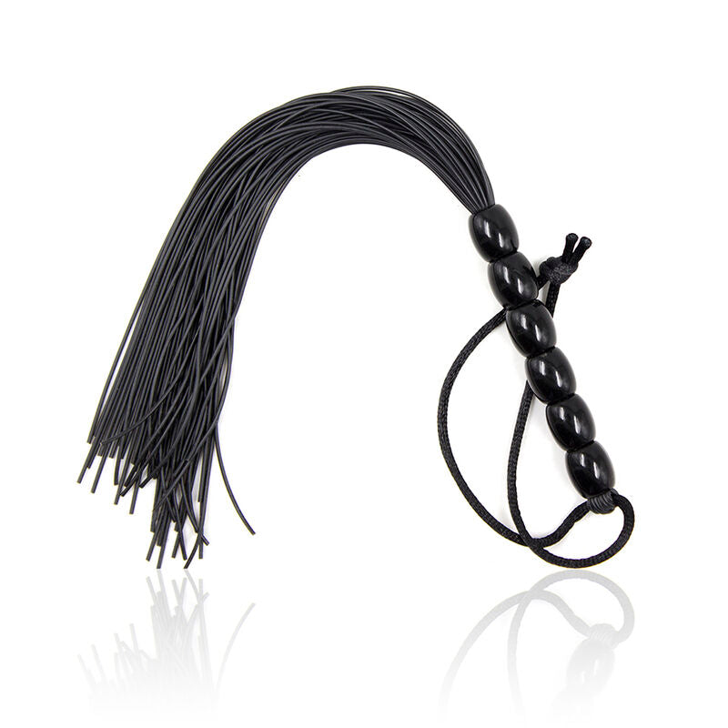 OHMAMA FETISH - FLOGGER CON MANGO DE SILICONA ACANALADO 26 CM