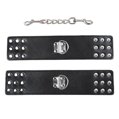 OHMAMA FETISH - WRIST RESTRAINTS SNAP FASTEN METAL