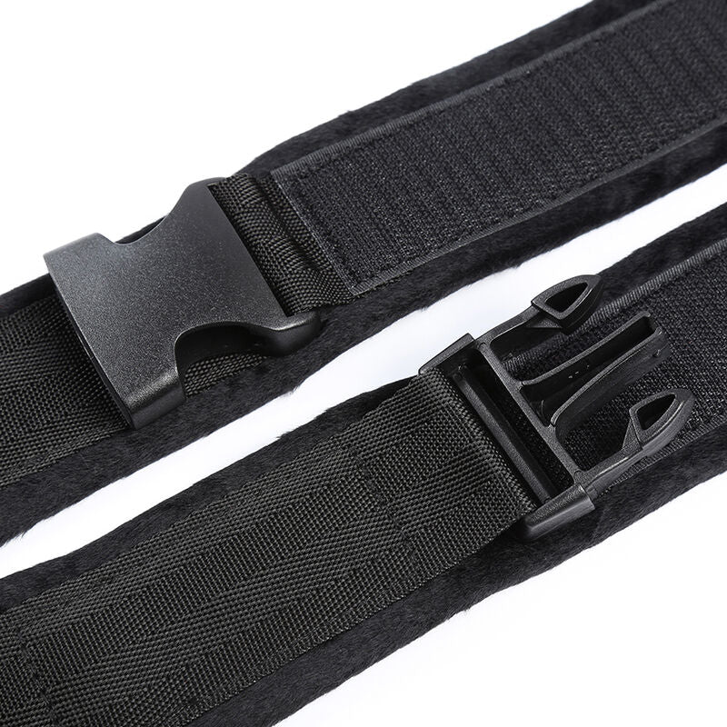 OHMAMA FETISH - HOOK AND LOOP FASTENER NYLON WRIST RESTRAINTS