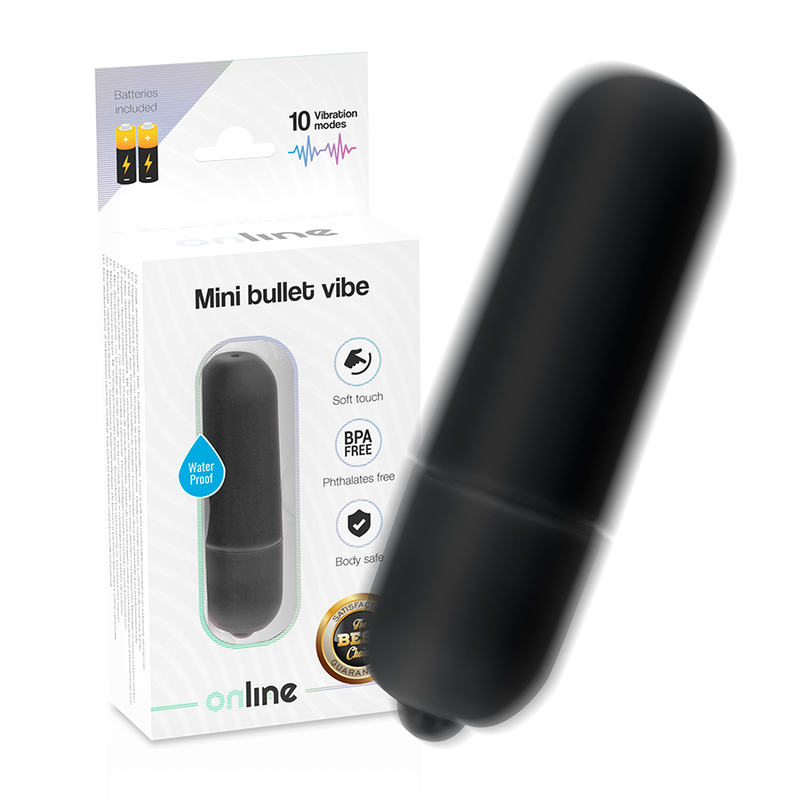 ONLINE - MINI BULLET VIBE BLACK