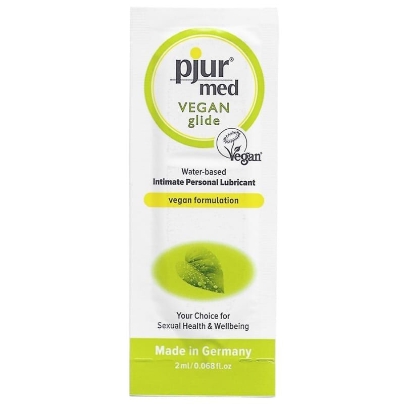 PJUR - LUBRIFIANT À BASE D'EAU MED VEGAN GLIDE 2 ML