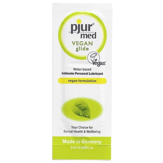 PJUR - LUBRIFIANT À BASE D'EAU MED VEGAN GLIDE 2 ML