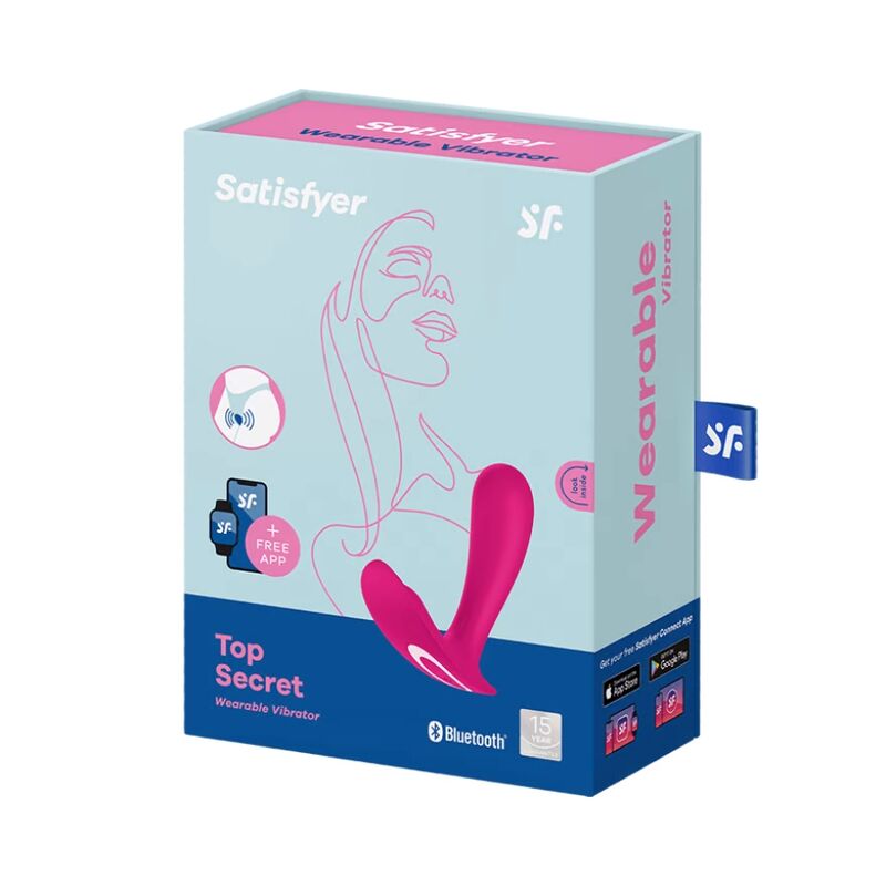 SATISFYER - VIBRADOR TOP SECRET ROSA