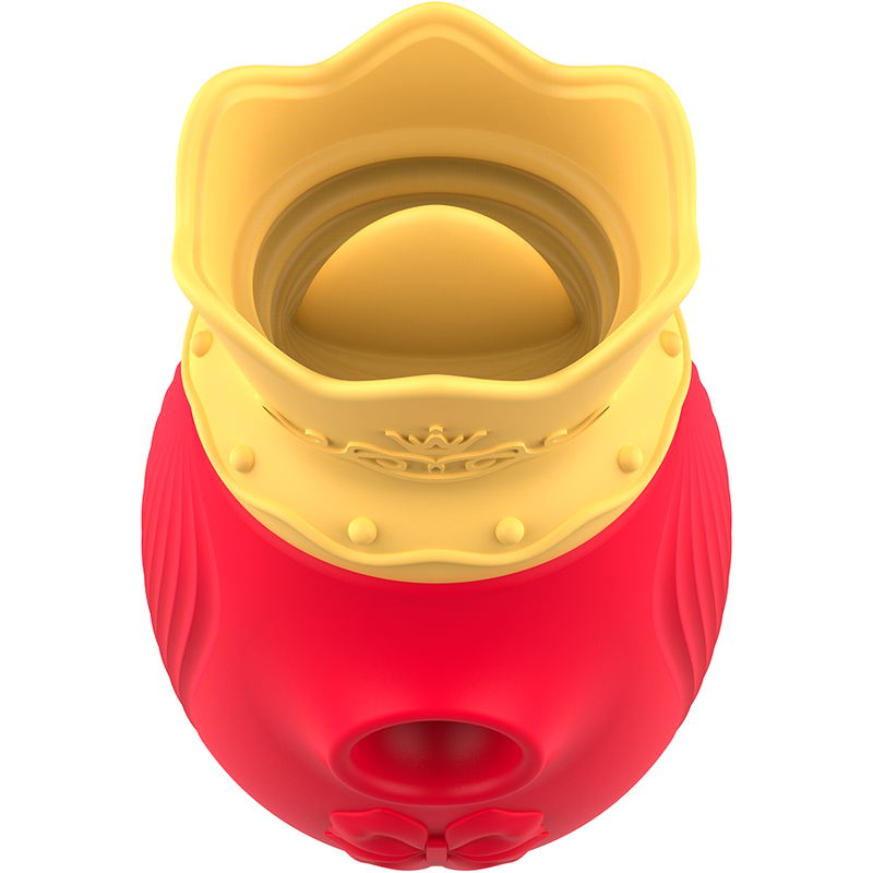 INTENSE - STIMULATEUR CLITORIS 10 MODES D'ASPIRATION ET DE LÉCHAGE - ROUGE