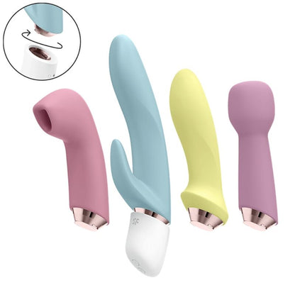 SATISFYER - MARVELOUS FOUR VIBRATOR & AIR PULSE SET