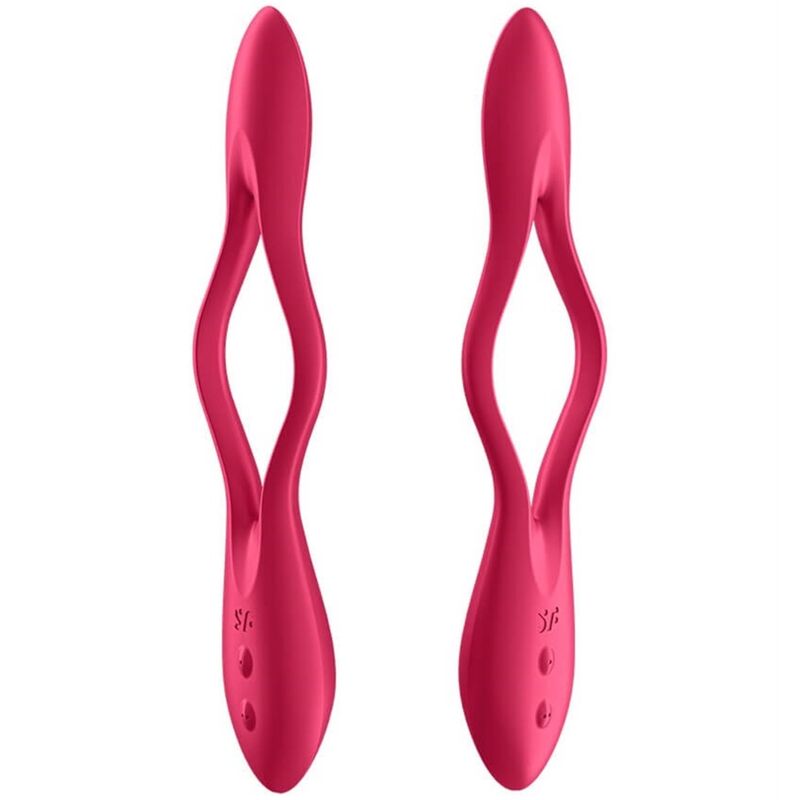 SATISFYER - ELASTIC JOY MULTI VIBRATOR RED