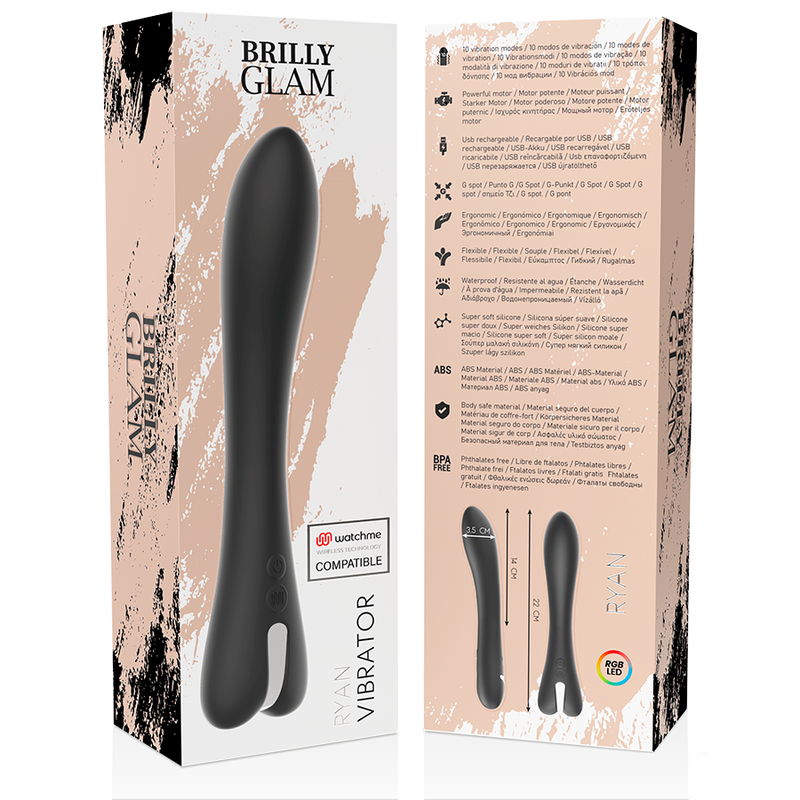 BRILLY GLAM - RYAN VIBRATOR WATCHME WIRELESS TECHNOLOGY COMPATIBLE