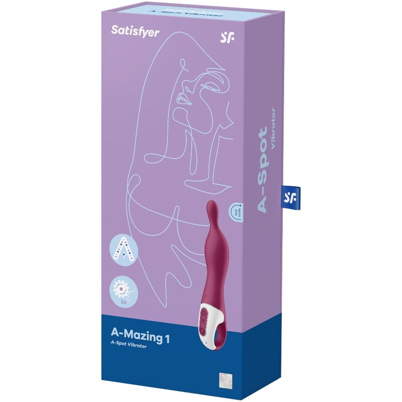 SATISFYER - INCROYABLE VIBRATEUR 1 ASPOT BERRY