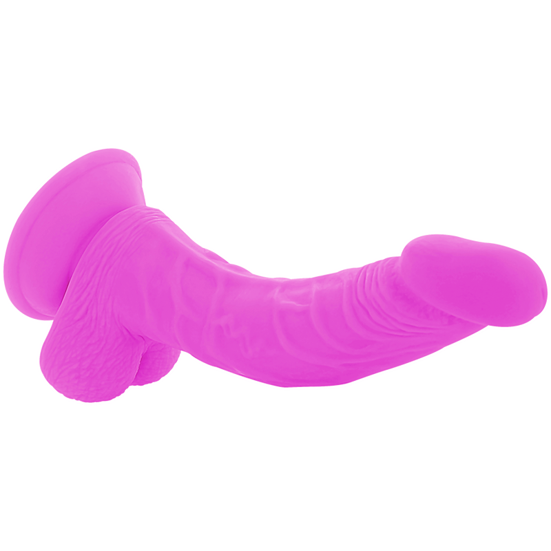 DIVERSIA - DILDO VIBRANT FLEXIBLE RÉALISTE LILAS 21,5 CM -OU- 4,5 CM