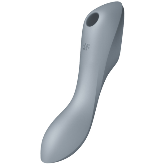 SATISFYER - VIBRADOR CURVY TRINITY 3 AIR PULSE GRIS