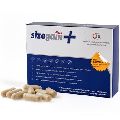 500 COSMÉTICOS - PASTILLAS SIZEGAIN PLUS PARA AGRADAR EL PENE