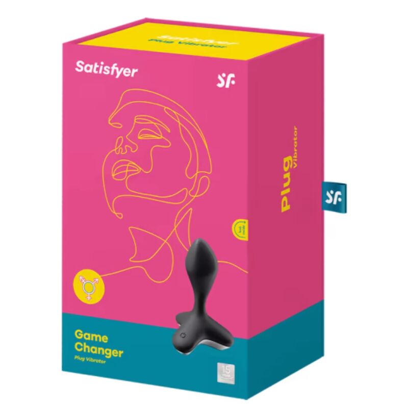 SATISFYER - VIBRATEUR PLUG GAME CHANGER ROSE