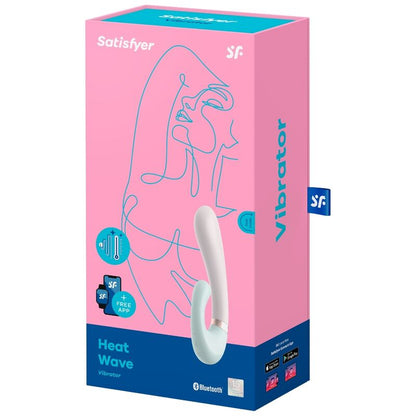 SATISFYER - HEAT WAVE VIBRATOR APP PINK