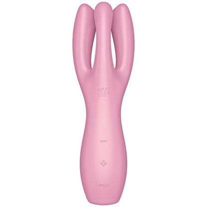 SATISFYER - THREESOME 3 VIBRATOR PINK