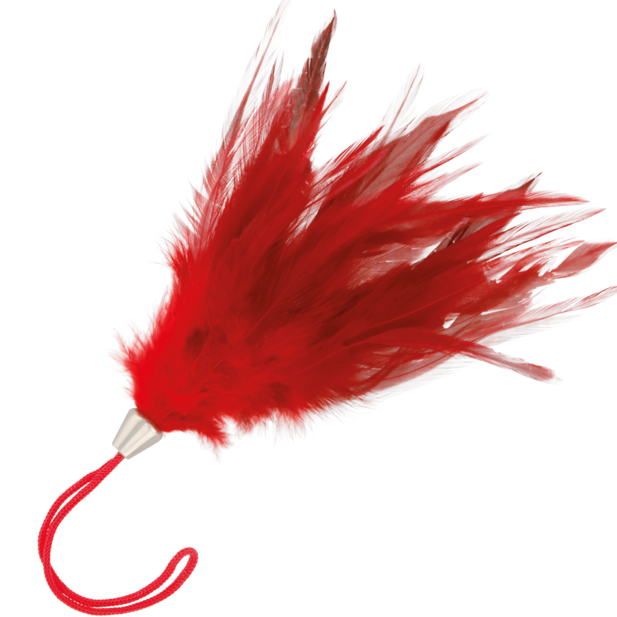 PLUME STIMULANTE ROUGE OHMAMA FETISH 13 CM