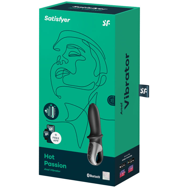 SATISFYER - VIBRATEUR ANAL HOT PASSION APPLICATION NOIR