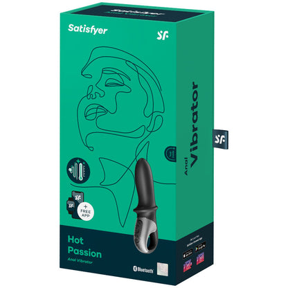 SATISFYER - VIBRATEUR ANAL HOT PASSION APPLICATION NOIR